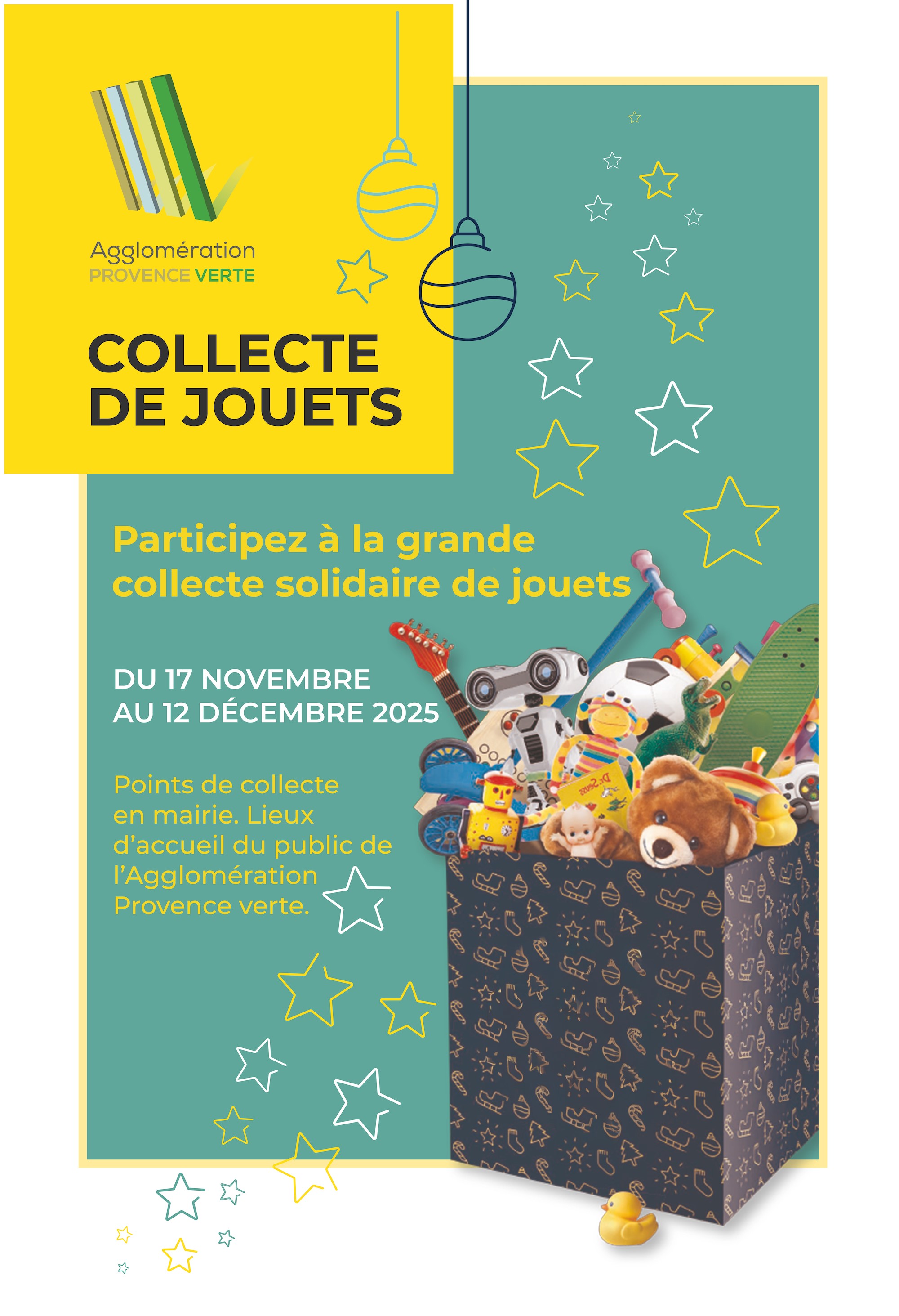 Collecte de jouets 2025 Abribus WEB