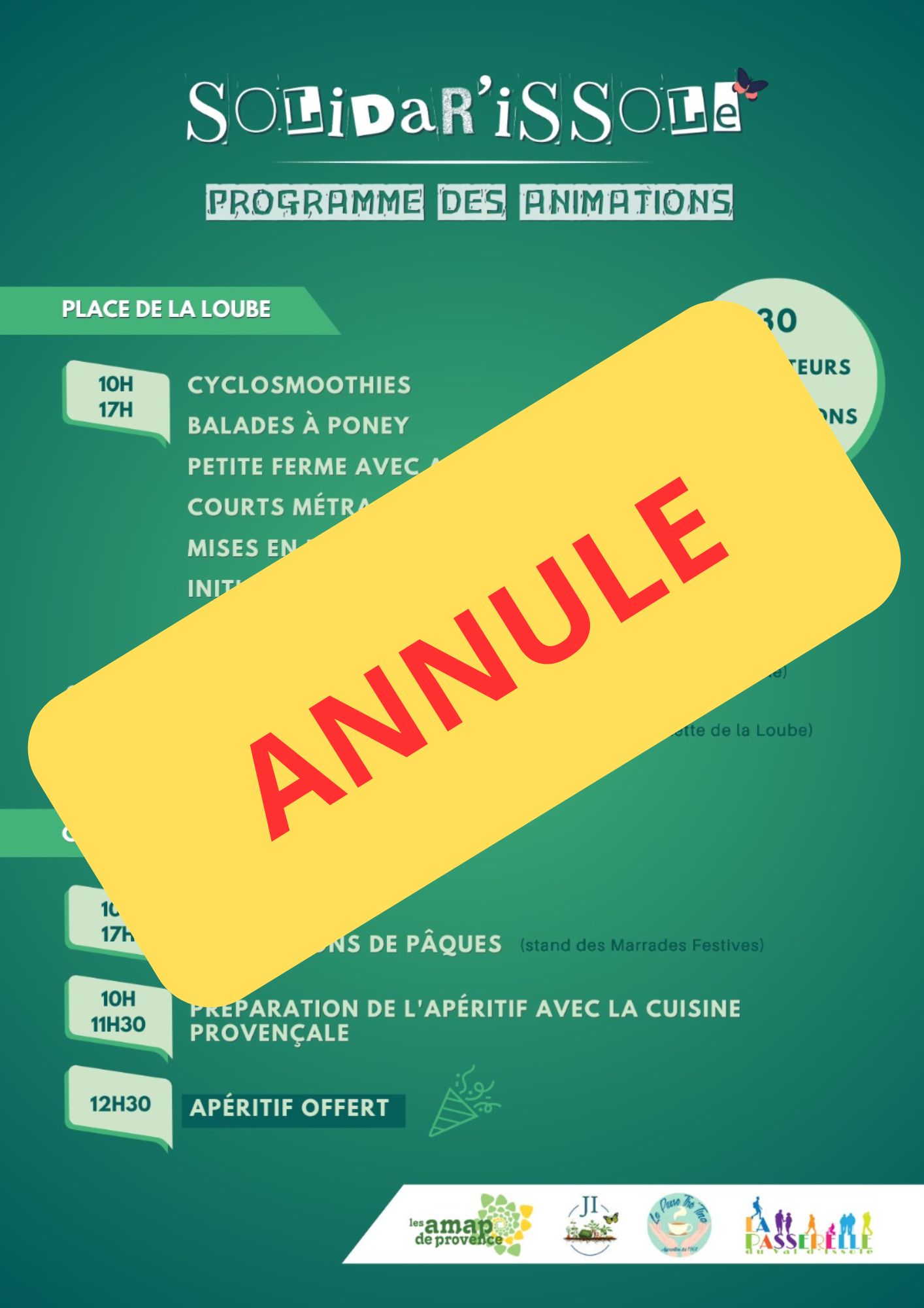 SOLIDARISSOLE ANNULE